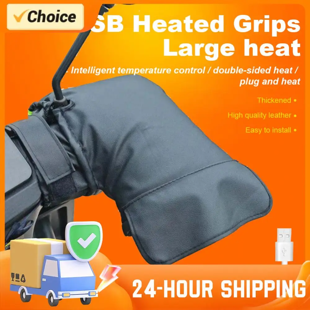 

Motorcycle Glove Waterproof Thick Warm Handlebar Muff Thermal Handle Bar Muff Winter Protective Warmer Biker Glove for Outdoor