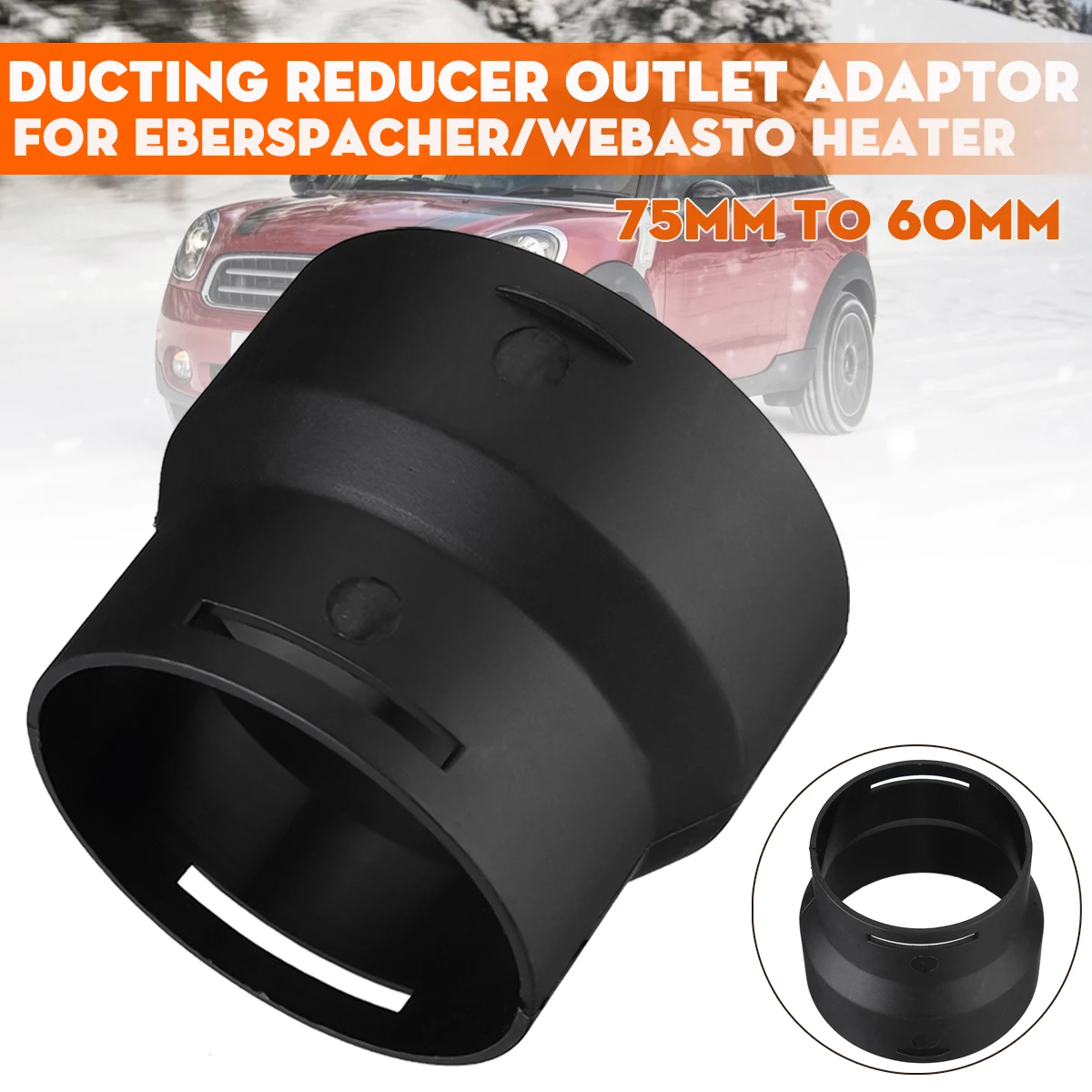 75mm-60mm Car Parking Heater Ducting Reducer Connector Air Diesel Heater Duct Pipe Reducer Adapter Converter For Eberspacher