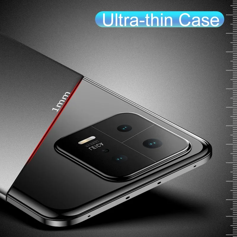 Luxry Ultra-Thin Matte Hard PC Phone Case For Xiaomi Mi 14 13 13T 12 12X 12S 12T 11 11T 11i Lite Pro Ultra Back Cover Shell Capa