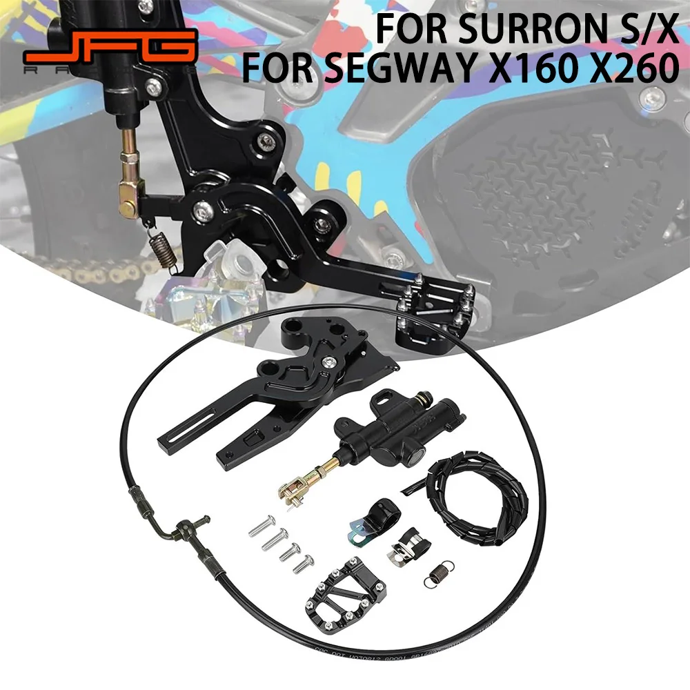Motorcycles Brake Lever Hose Reservoir Electric Dirt Bike Brake Set For Surron Lightbee S/X SEGWAY X160 X260 Motocross Off-Road