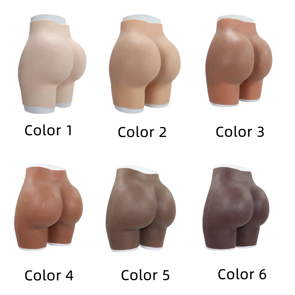 YUERUGOU Silicone Butt Hip Enhancement Women Open Crotch Pants Artificial Hip Shaper Padded Cosplay African Woman Plus Size Wear