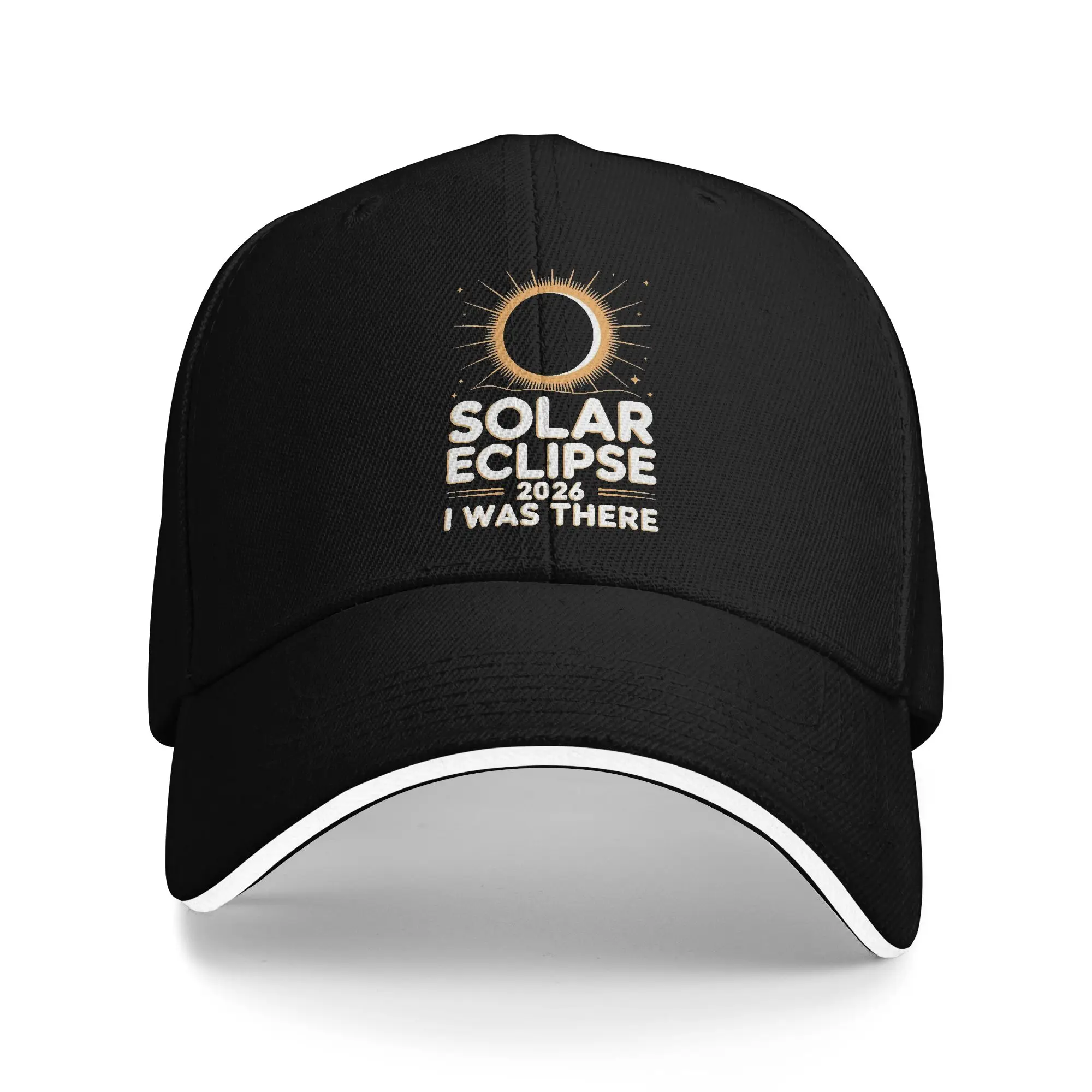 Women Men Spain Total Solar Eclipse 2026 Outdoor Hat  Sun Baseball Caps Casual Baseball Cap Sunscreen Hats
