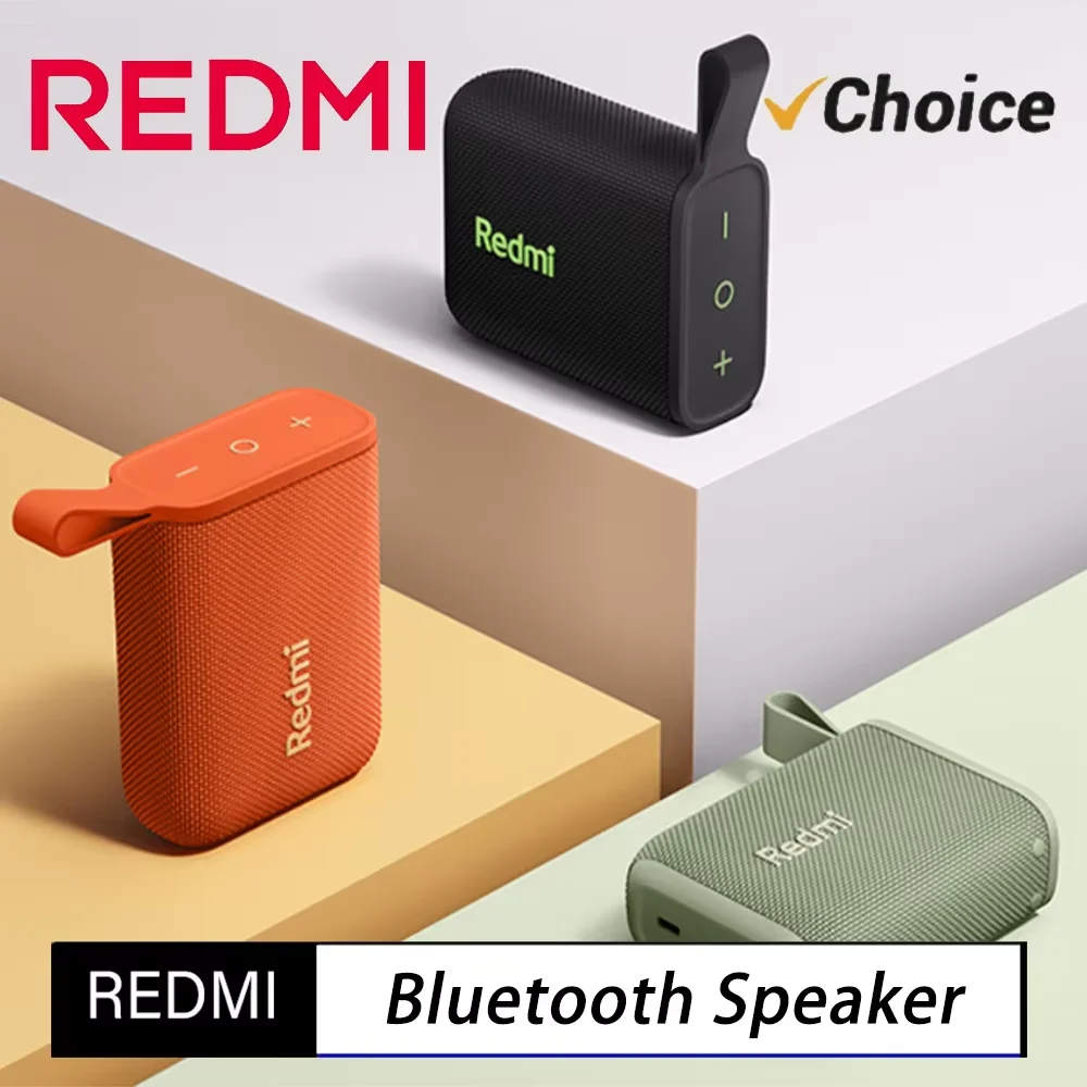 NEW Redmi Portable Bluetooth Speaker Outdoor IP67 Stereo Powerful Sound  Box BT5.3 RGB Dual Pairing TWS Connectivity Colorful CN