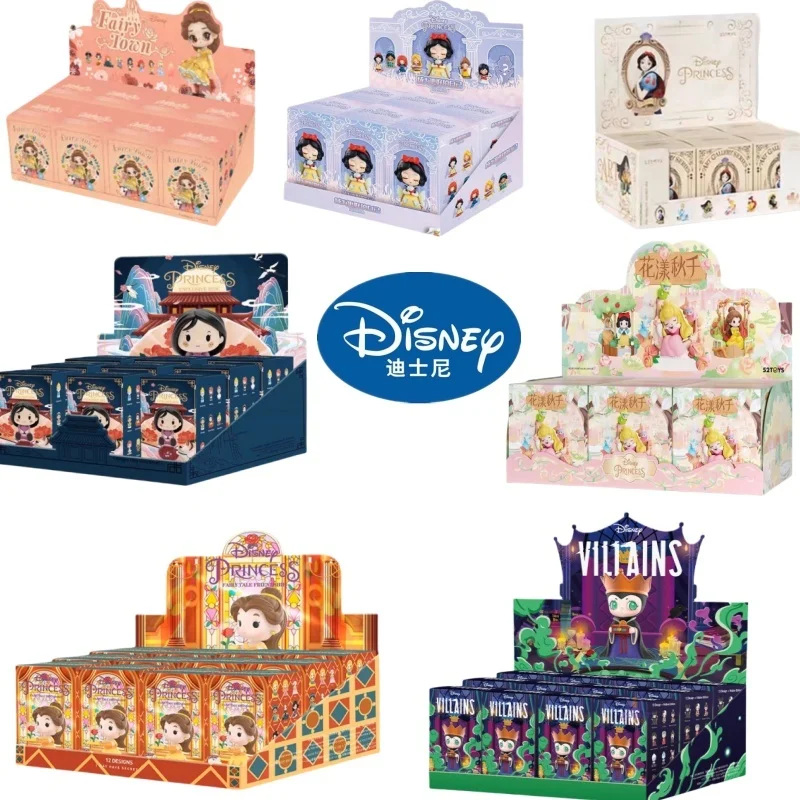 

Original Disney Princess Series Whole Set Doll Snow White Ariel Belle Cinderella Mulan Figure Model Box Cute Dolls Kids Toy