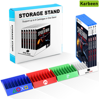 New 8 in 1 Game CD Card Storage Stand With Base Support Bracket for Sony PS5 PS4 PS3 Playstation Game Disc