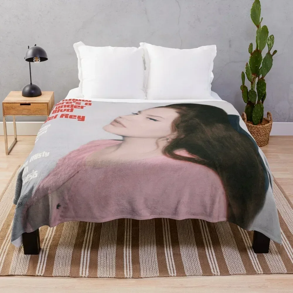 Did You Know That There's-L A N A D E L Throw Blanket for sofa Bed linens Cute Blankets