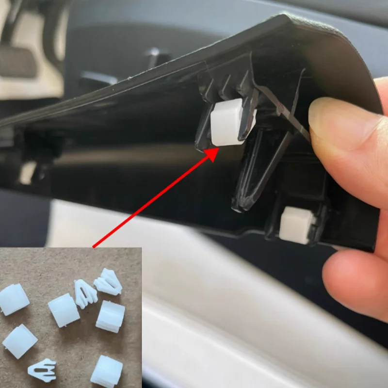 For Tesla Model 3 Highland Model Y Juniper 2025 2026 Door Center Console Navigation Panel Door Sill Trim Fixed Plastic Clip