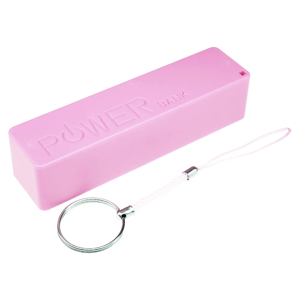 1 قسم 18650 بطارية ليثيوم مخرج USB بطارية متنقلة محمولة لتقوم بها بنفسك قوة البنك شاحن الهاتف المحمول