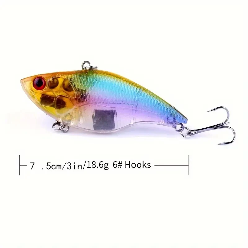 8 قطع من طُعم صيد الأسماك الاحترافي المتذبذب لصيد الأسماك على الجليد، ملحقات صناعية