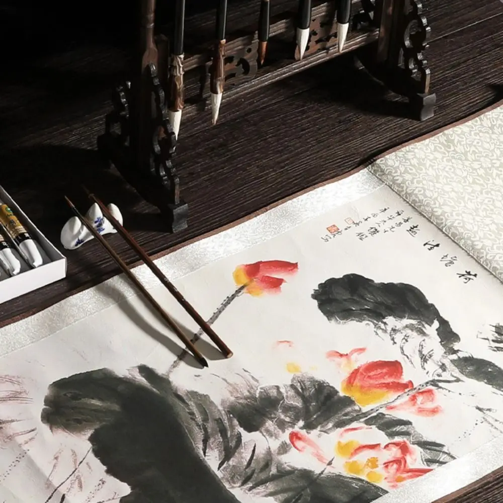 Oil Watercolor Chinese Calligraphy Brush Wolf Hair Wood Scriptures Writing Brush Oil Painting Art Paint Brush Artist