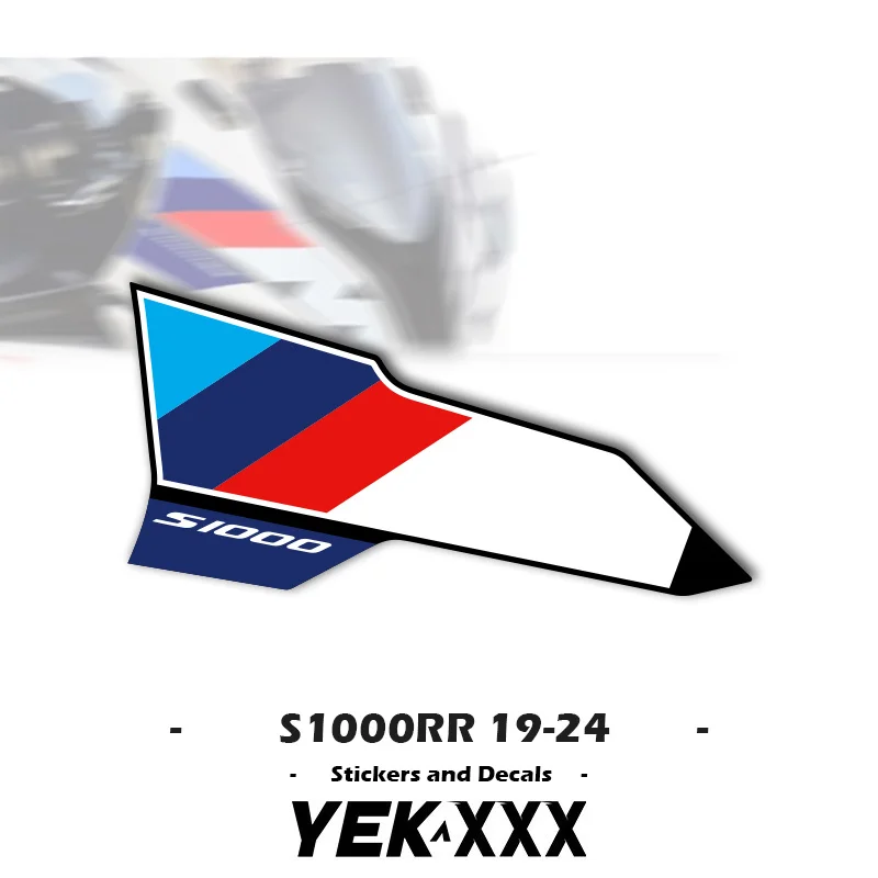 For BMW S1000RR S 1000RR RR 2023 2022 2021 2020 2019 Fairing Shell Head Hollow Sticker Decal Customization RR Drawing