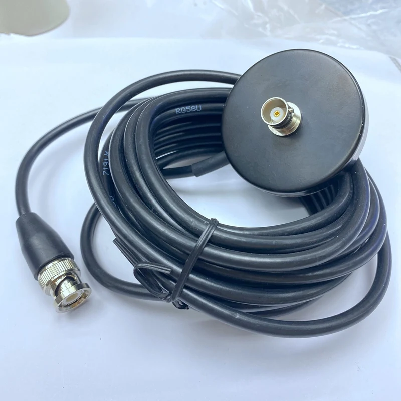 Magnet Antenna Mount 5M Feeder Cable With BNC Connector For Car Mobile Transceiver Car Antenna