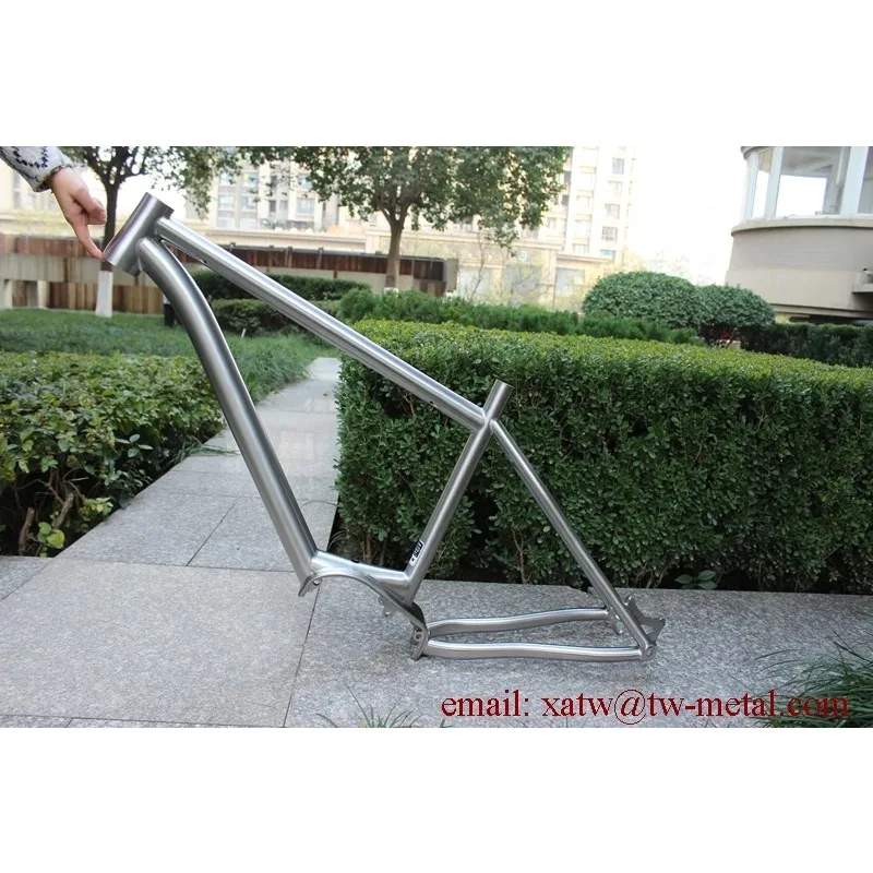 Cuadro de bicicleta de montaña de titanio Bafang M620, cuadro de bicicleta con motor G510, cuadro de bicicleta duradero de Bafang