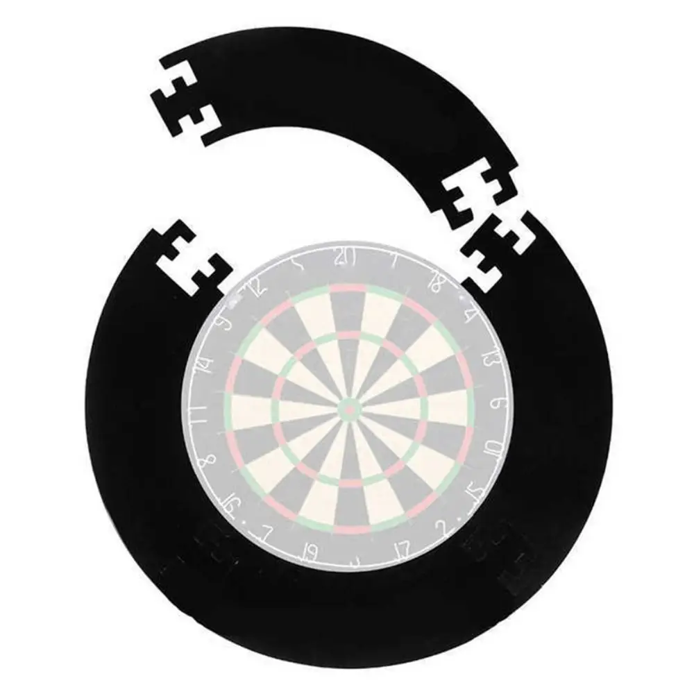 EVA Dartboard Surround Lightweight Jigsaw Design Dart Board Protection Ring Shock-Absorbing Removable Wall Dart Backboard Ring