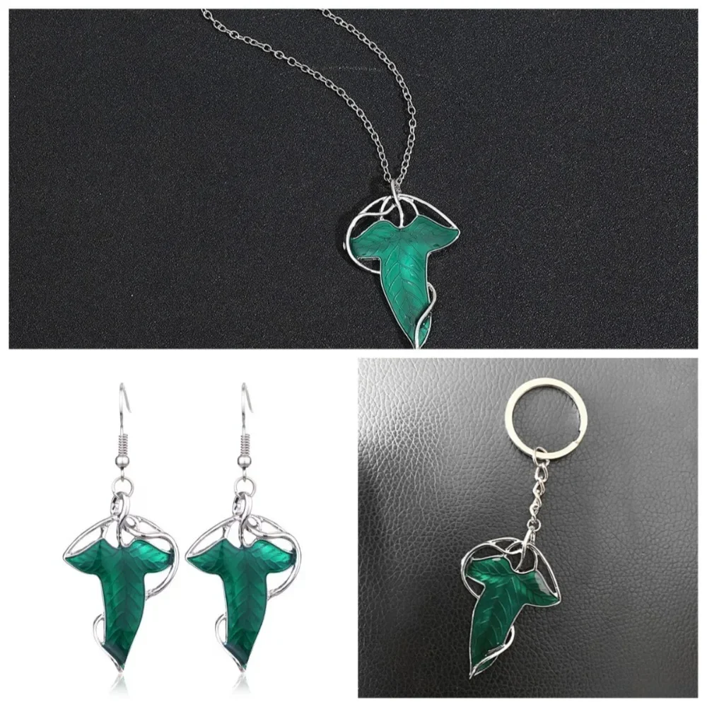 El Señor de los Anillos, Elfos, Artículos de Películas y TV de Twilight Star, Accesorios de Moda, Collar, Pendientes, Llavero