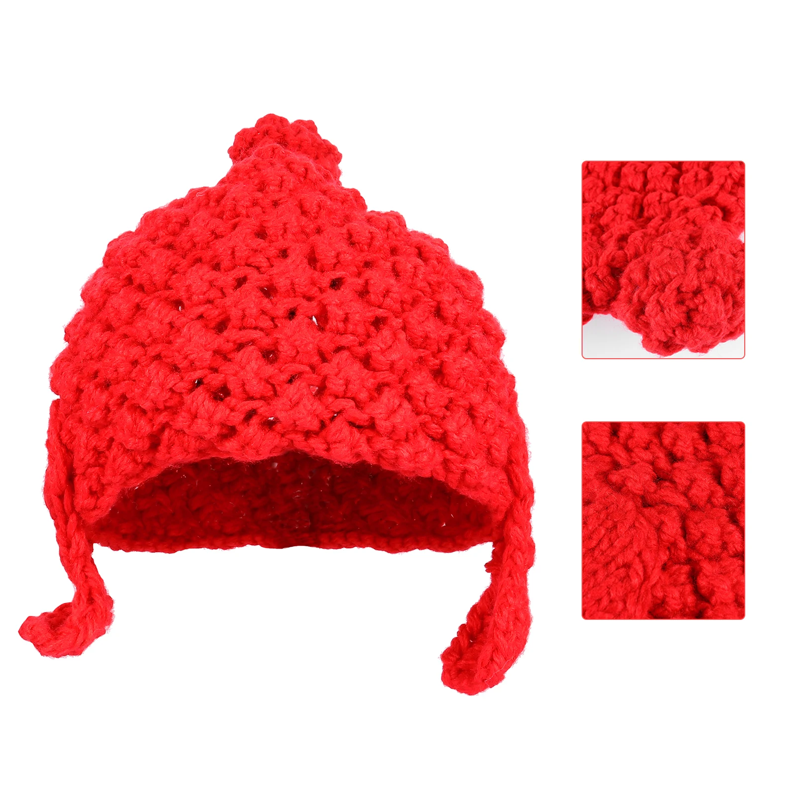

Maitreya Woolen Cap Warm Winter Hat for Women Soft Texture Riding Beanie Buddha Shape Easy Clean Knitting Wool Hat