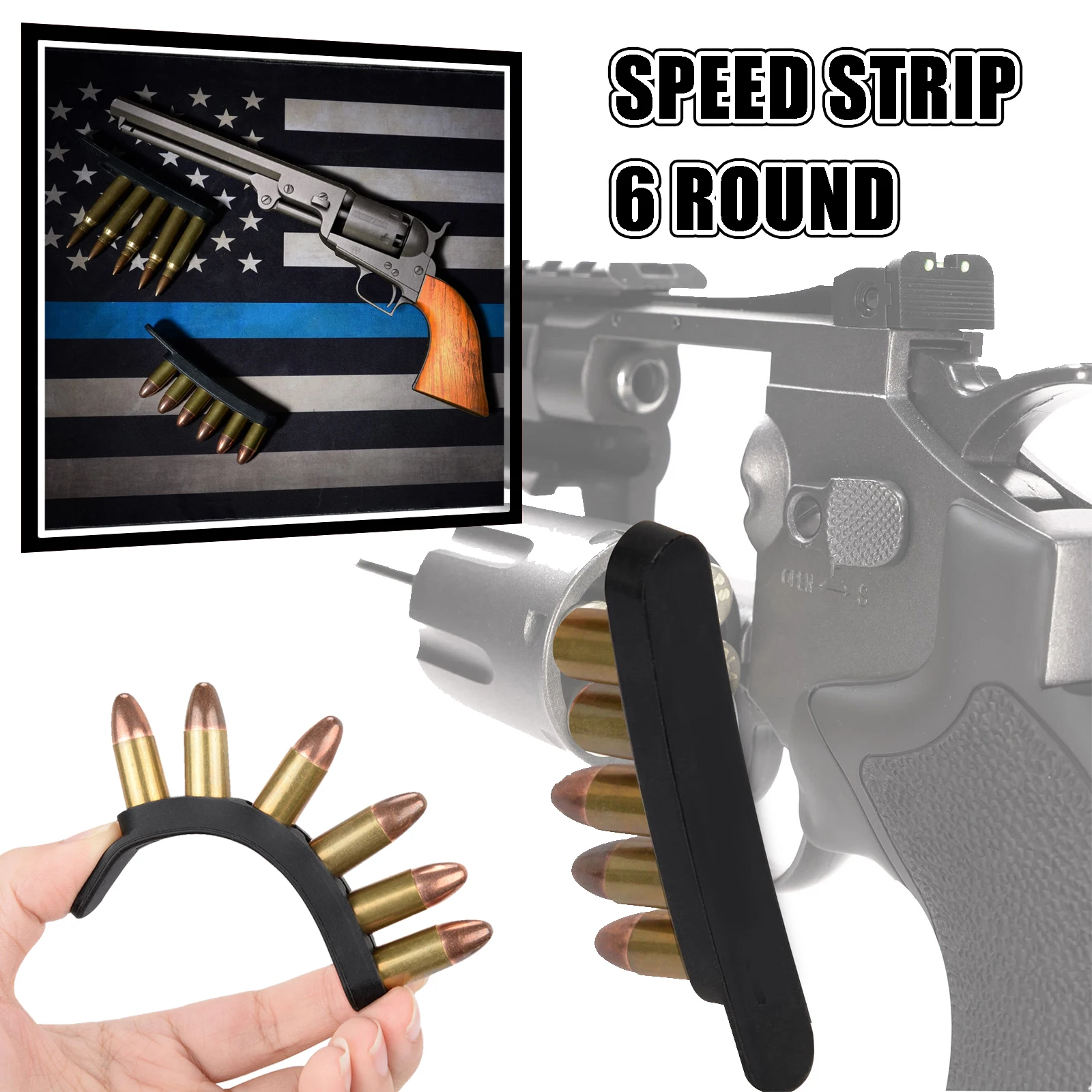 

Скоростная полоса 6, круглая для револьвера, калибр .38 .357, быстрая нагрузка, 6 патронов, поясная сумка-пуля, аксессуары для охоты на открытом воздухе, страйкбол