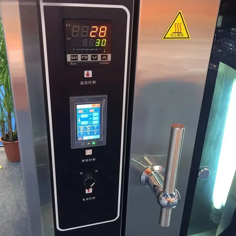 Hotel Restaurant Kitchen 32 Trays Heavy Duty Commercial High Productivity Bakery Equipment Commercial Gas Oven Rotary Oven