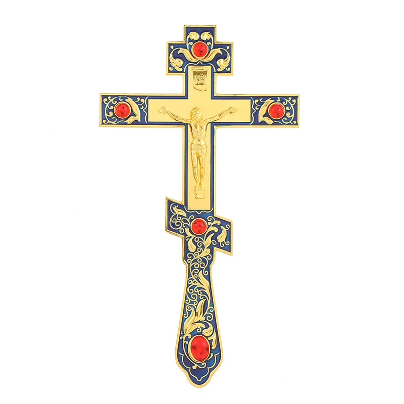 Neues Orthodoxes Kreuz Jesus-Kruzifix Kirchendekoration Christliche Dekoration Russische Religiöse Orthodoxe Kirchenartikel Hängende Kreuze – Detail 12