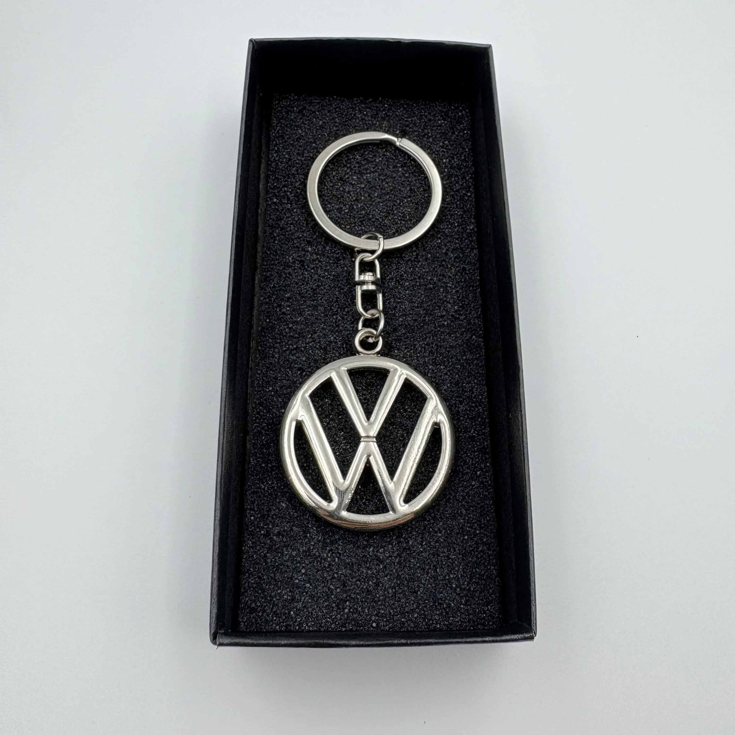 سلسلة مفاتيح معدنية بشعار سيارة vw حلقات سلسلة مفاتيح لسيارة Volkswagen VW Jetta MK5 MK6 Golf 4 5 6 7 Passat B5 B6 B7 Polo Tiguan CC gti