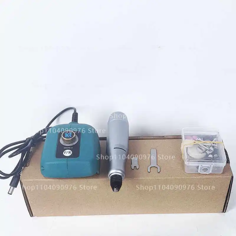 20V Cordless Lithium Small Rotary Tool Aluminum Body Forward Reverse Variable Speed DIY Drill