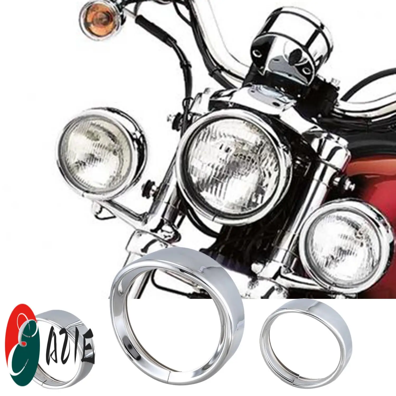 

Мотоциклетный 7-дюймовый + 4,5-дюймовый кольцевой козырек для фар в стиле козырька для Touring Road King Electra Glide Softail Fld/Flh мотоцикла Acce