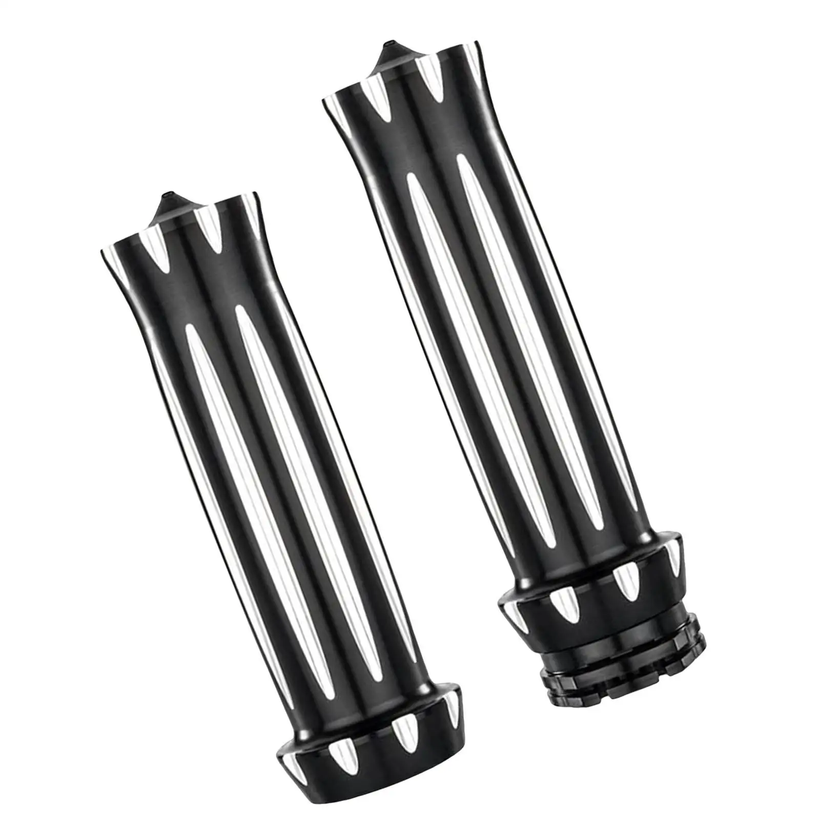 2x Universal Motorcycle Handlebar Grips for 25mm 1 inch Direct Replaces