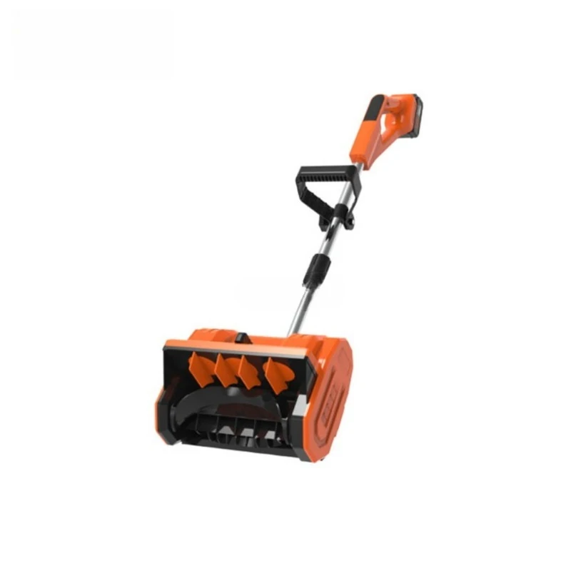 Battery-powered handheld snowblower lightweight design for driveways