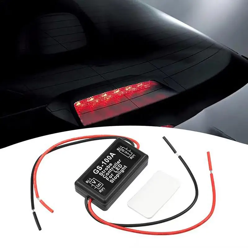 Contrôleur de lumière de frein à LED pour voiture, clignotant de feu arrière, 12-24V