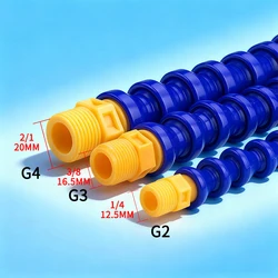 300/400/500/600mm Plastic Round Nozzle Adjustable Oil Coolant Hose 2/3/4 points Flexible Water Oil Cooling Pipes