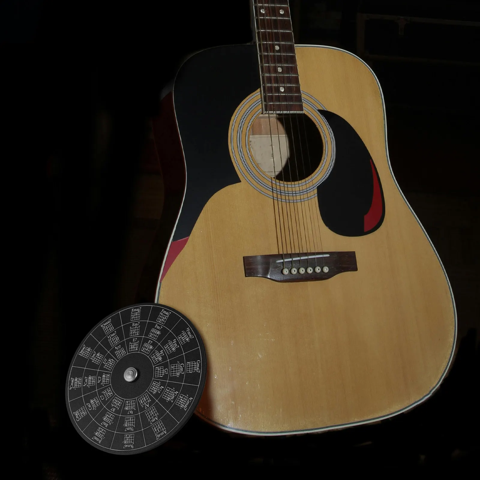 Aluminum Alloy Chord Wheel for Guitar Ukulele Piano Music Theory Learning Tool Melody Tool Circle of Fifths Musician Accessory - view 6