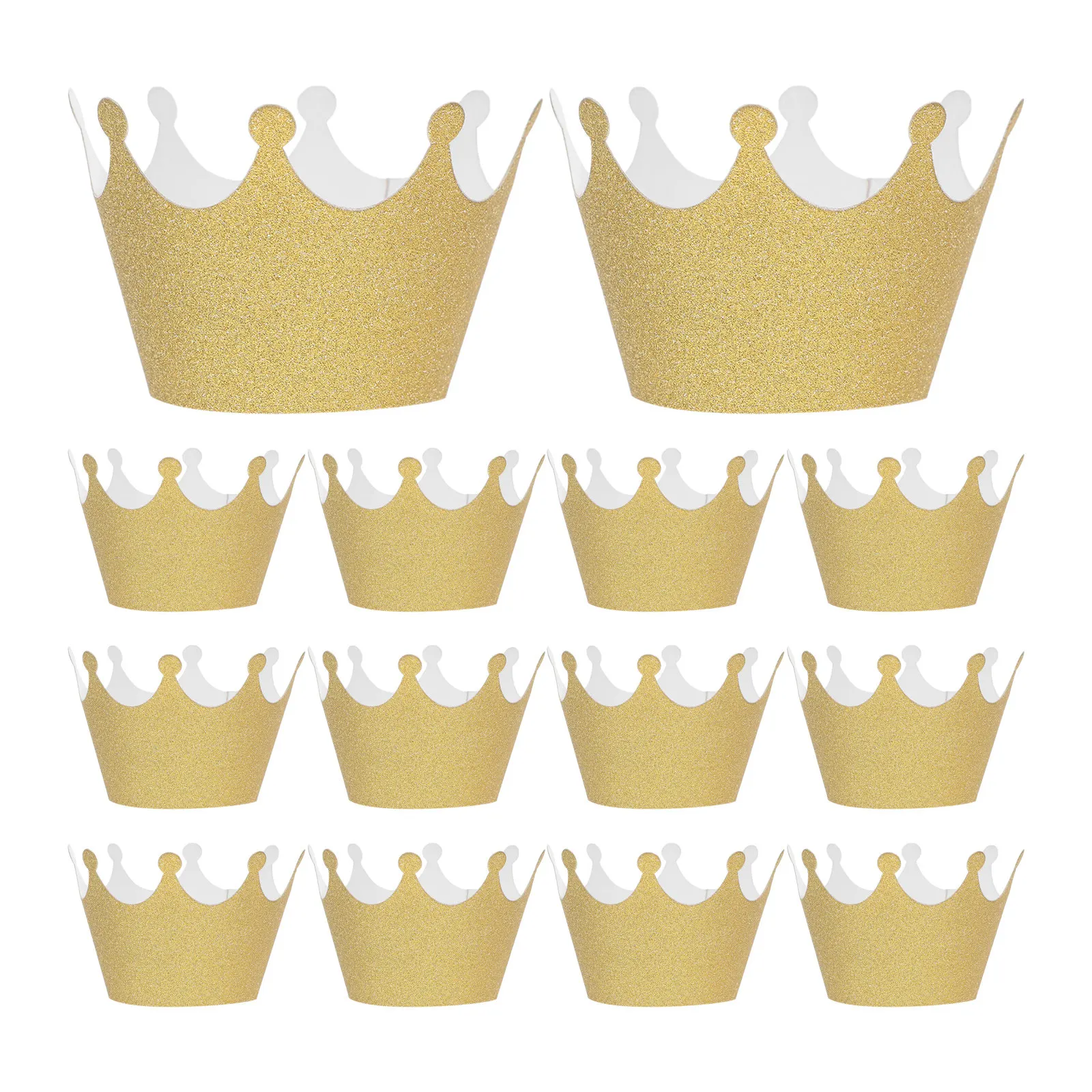 Crown Shape Cupcake Liners 36 Pcs Paper Baking Cups for Muffins Cakes Party Dessert Decorations