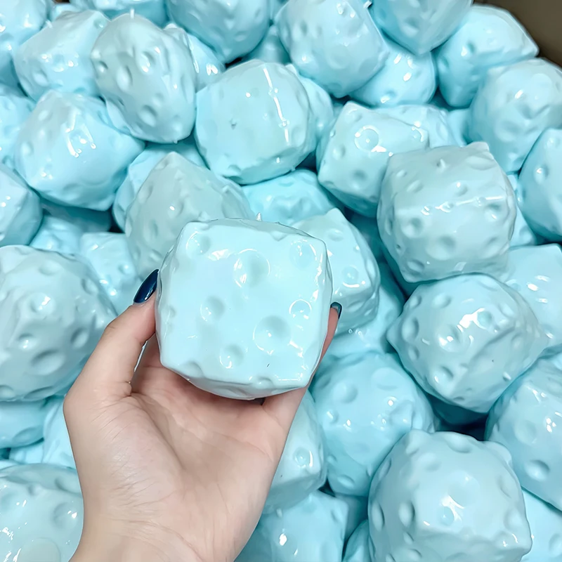 Knuspriger, weicher Käsewürfel-Stressball, selbstgemachtes weiches Käse-Quetschspielzeug, ASMR-Sensorik-Anti-Stress-Spielzeug, Geschenk für Erwachsene