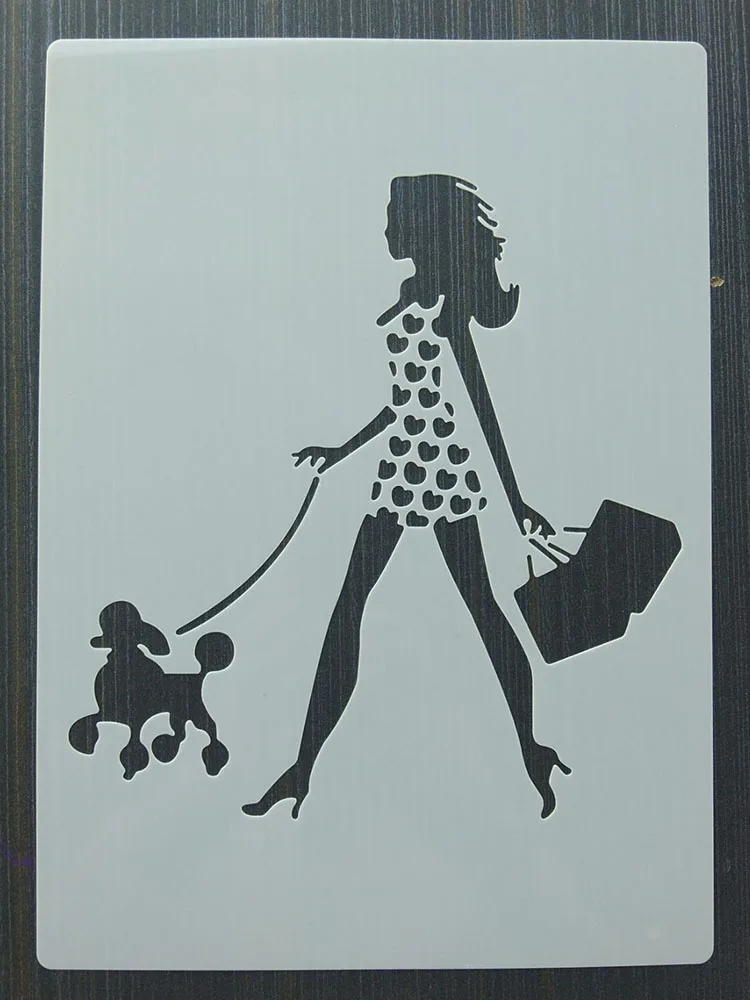 DIY Layering Stencils for Wall Painting