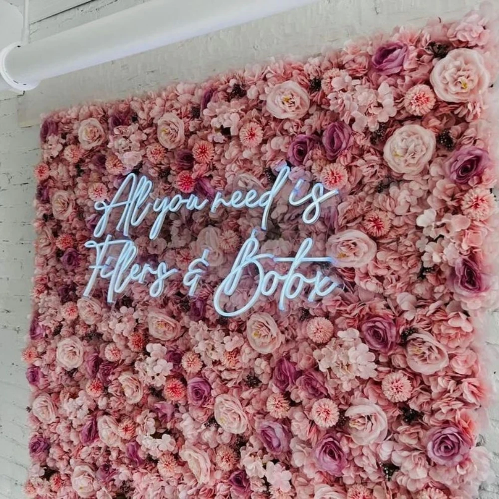 

1Piece Artificial Flower Wall Panel For Wedding Marriage Decoration Christmas Birthday Party Home Decor Engagement Celebration