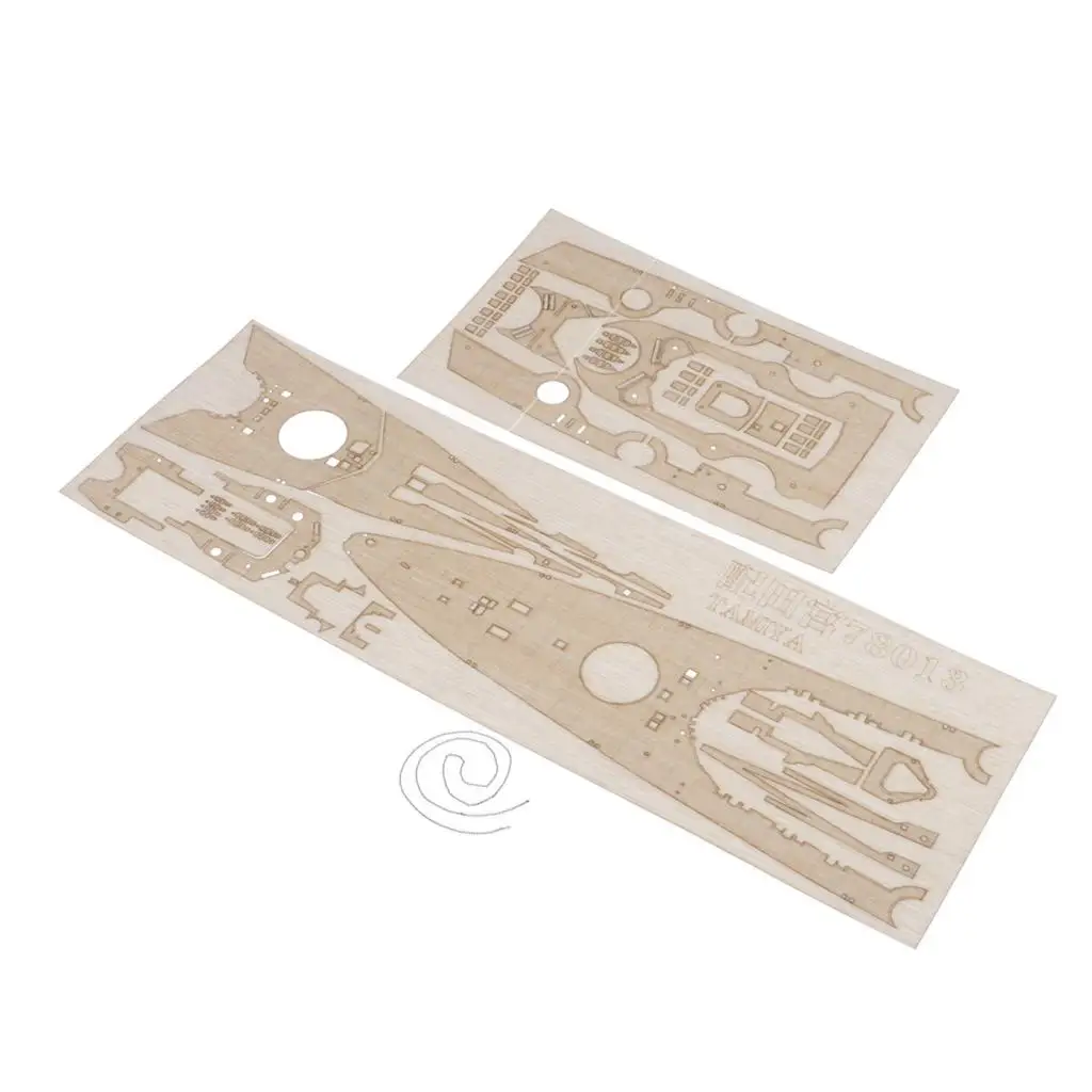

1/350 Scale WWII German Bismarck Wooden Deck Model Kits Parts