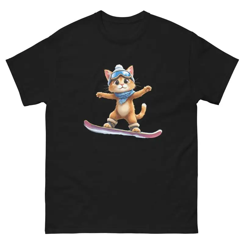 

Abyssinian Cat Snowboarding Fun Snowboarder T Shirt