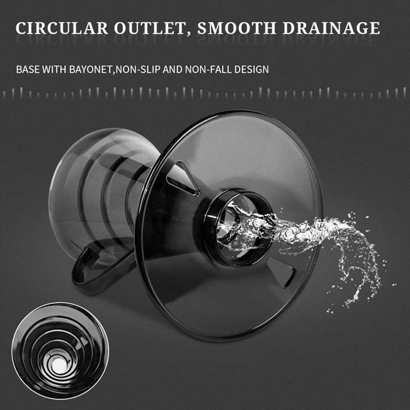 Conical 30 Single Coffee Dripper,1-2Cups Hand Brew Coffee Filter Cup V30 Funnel Drip Filter Cup Coffeeware Tools A-A68X