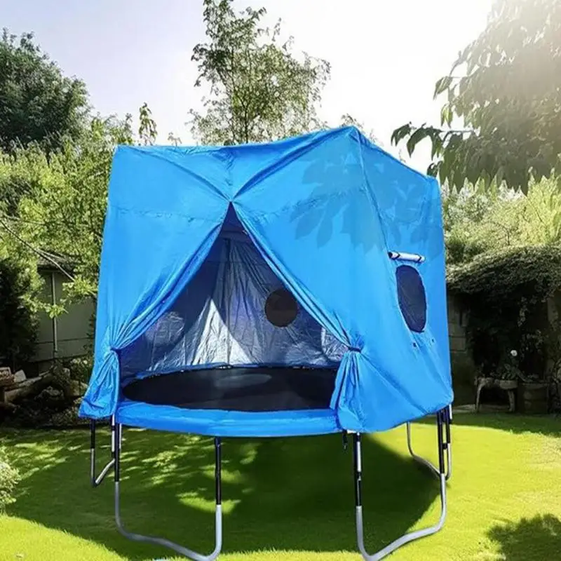 

6/8/10/12ft Jumping Trampolines Tent Trampoline Sunshade Sun Protection Round Trampoline Shade Top Cover Trampoline Accessories