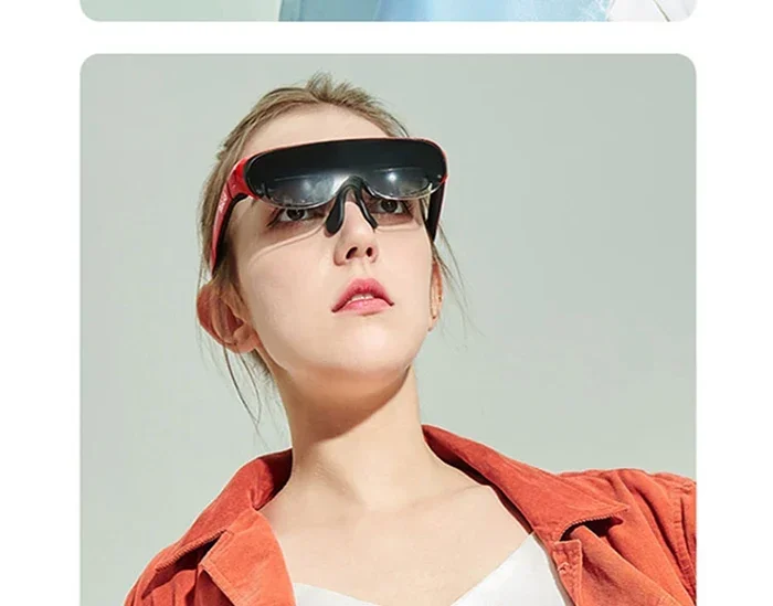 2025 نمط جديد عالي الجودة قابل للطي والجيب عالي الدقة 1920*1080 Ar/vr نظارات الألعاب 4k Oled Ar النظارات الذكية