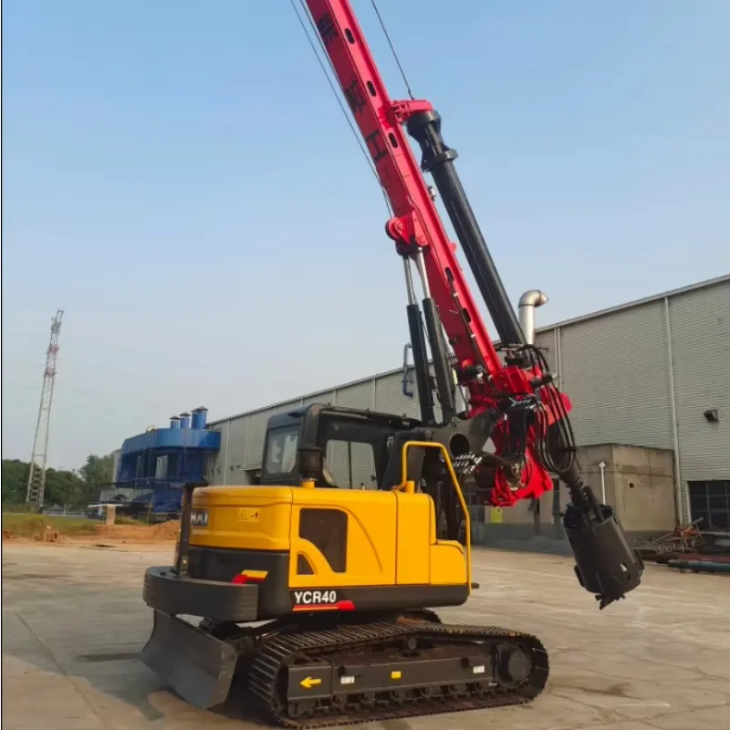 SR65 Rotary Drilling Rig Hydraulic Drill Rig Borehole Machine 110kN Torque 30m Depth for Geotechnical Foundation Work