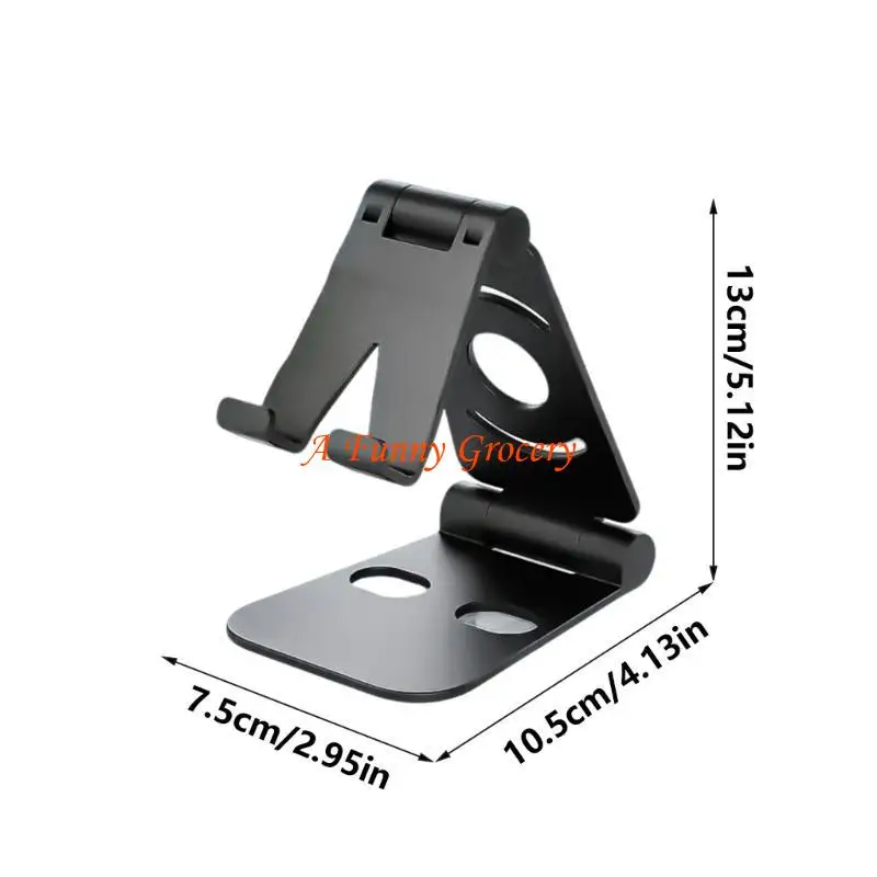 652E Adjustable Cellphone Cradle Holder Mount Foldable Stand for Watching Video