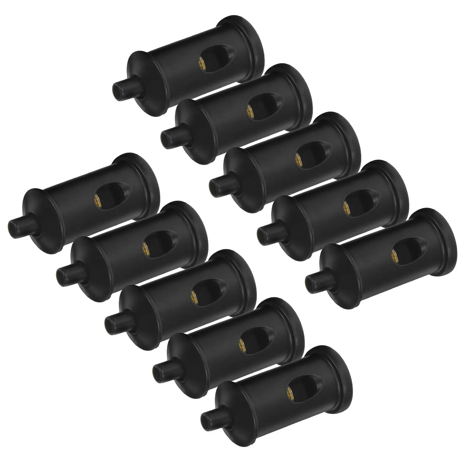 10Pcs Stainless Steel Wire Rope Cable Locks Adjustable Metal Cable Fastener Clamps for Pendant Tension Cord Holders Lighting