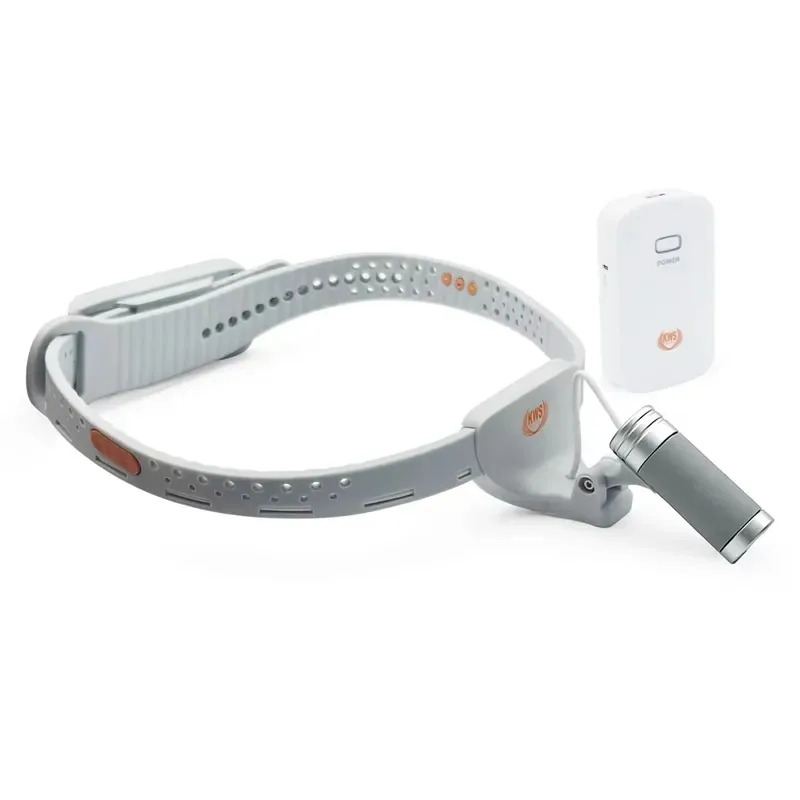 5W LED Portable Surgery Light Ultra-Bright Display High-Performance Soft Silicone Headband Ultra-Light Medical Lighting for Surg
