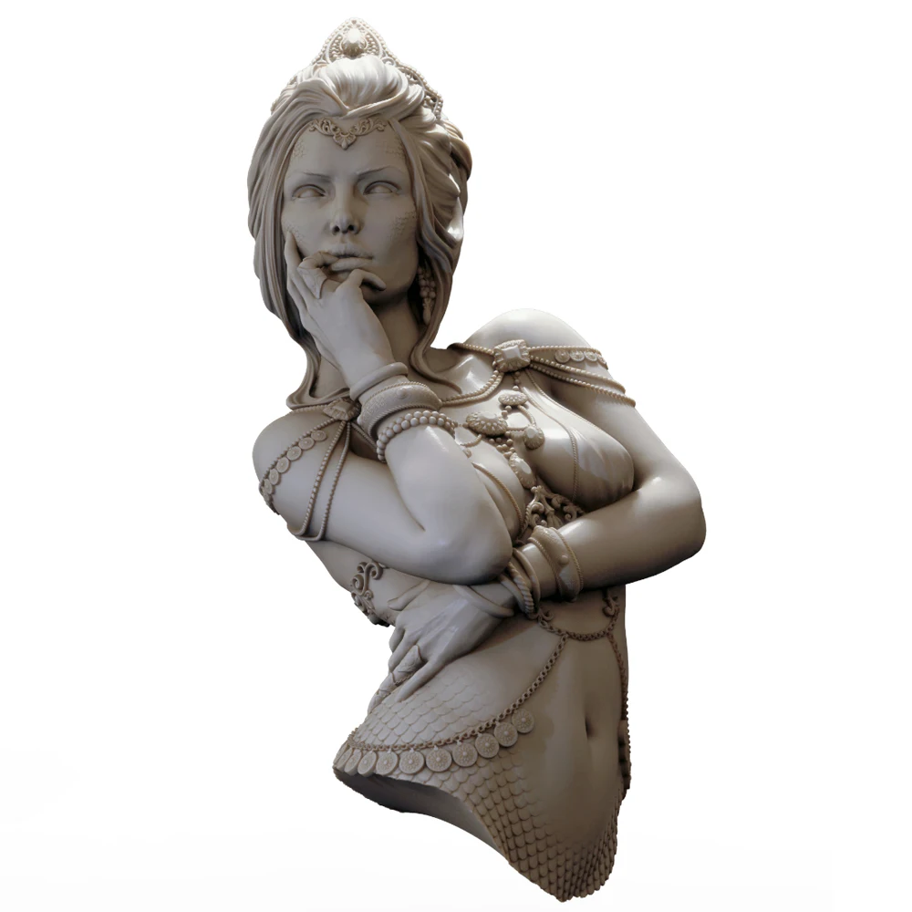 Resin Model figure Bust, 1/10 Wużałka, GK, Fantasy Theme, Unassembled and unpainted kit
