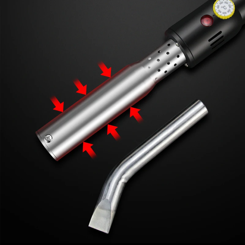 Hochleistungs-Elektro-Lötkolben mit einstellbarer konstanter Temperatur, 1000 Watt, Schweißreparatur-Toolexterne Heizung, Lötkolben