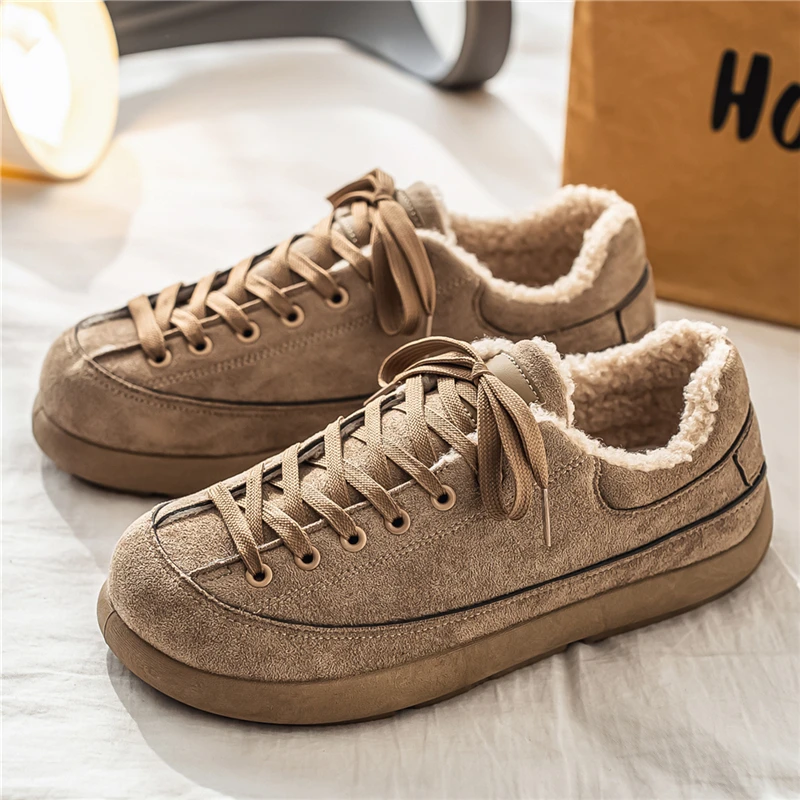 

Мужская и женская зимняя обувь, роскошные теплые кроссовки на платформе, повседневные теннисные прогулочные уличные модные удобные кроссовки с круглым носком