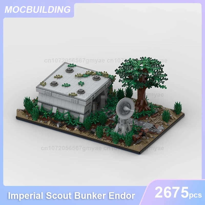 

Imperial Scout Bunker Endor Model MOC Building Blocks DIY Assemble Bricks Architecture Collection Display Toys Gifts 2675PCS