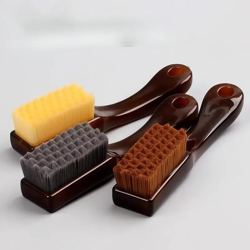 New Portable Checkerboard 10,000 Bristle Antique Polishing Brush - for Diamond Walnut & Olive Pit, Deep Cleaning, Brightening