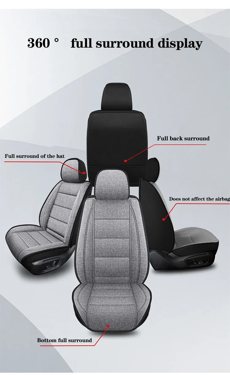 Flax Full Set Car Seat Cover For Haval Dargo Jolion H5 H6 Auto Accessories Interiors Protector чехлы на сиденья машины 자동차용품